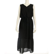 ドビーストライプウエストリボンワンピース