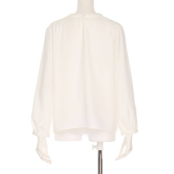 スタンドカラーブラウス