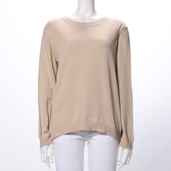 ラウンドネックニット