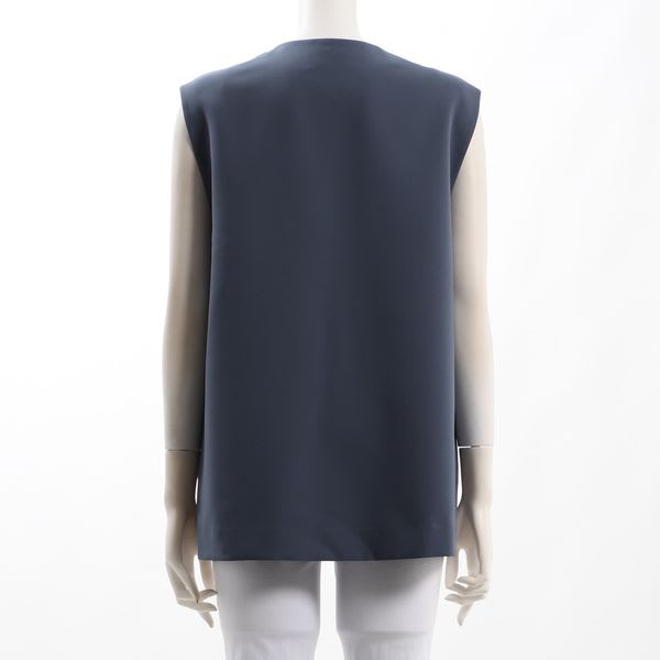 防シワ加工Vネックベスト