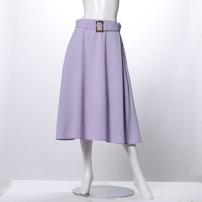 ストレッチサキソニーフレアスカート