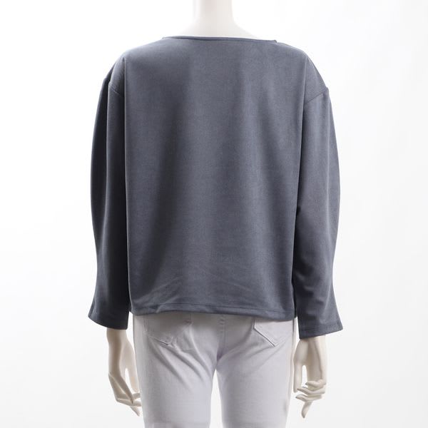 ふんわり袖ボートネックカットソー