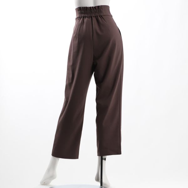 ハイウエストタックテーパードパンツ