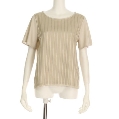 ストライプ柄切り替えカットソー