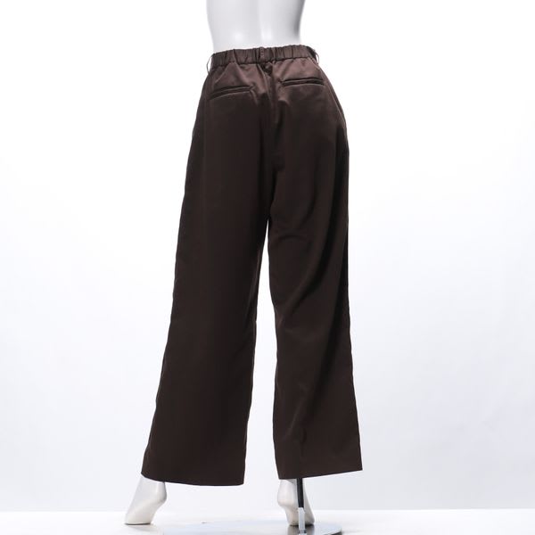 シンプルデザインワイドパンツ
