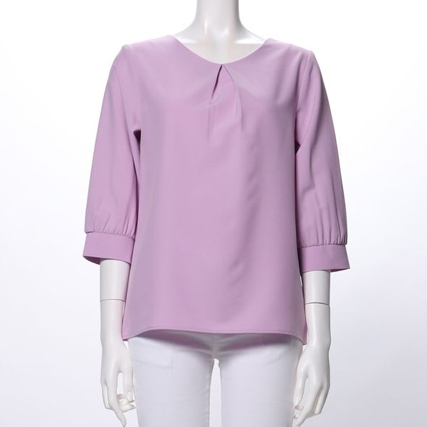 Vタックデザインブラウス