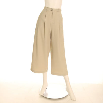 細Dカンベルトワイドシルエットパンツ