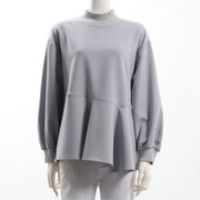 アシンメトリーペプラムカットソー