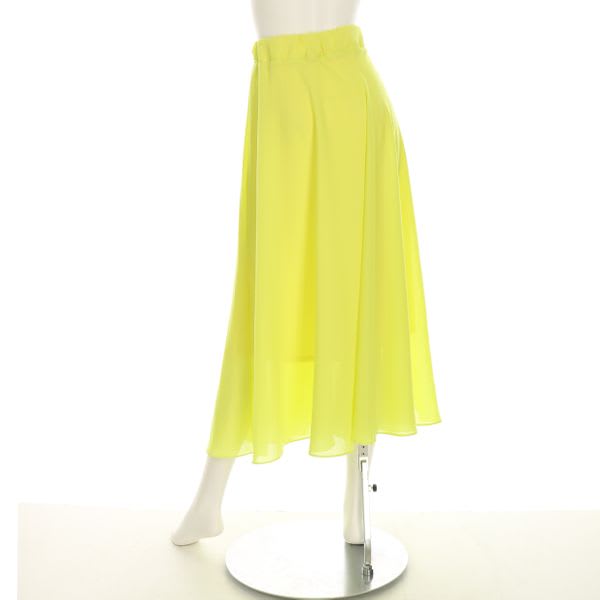 カラーフレアマキシスカート