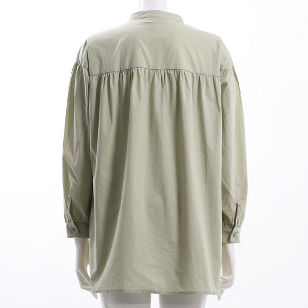 スタンドカラーブラウス