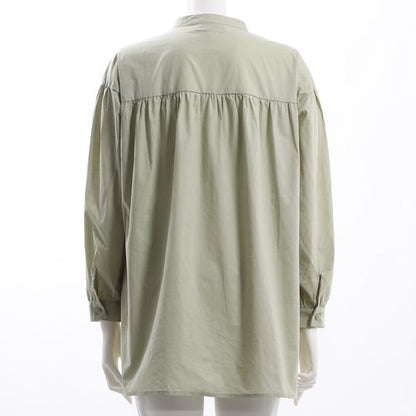 スタンドカラーブラウス