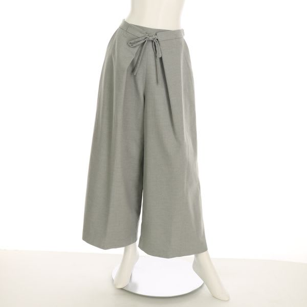 フロントリボンパンツ