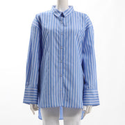 ストライプ柄シャツ