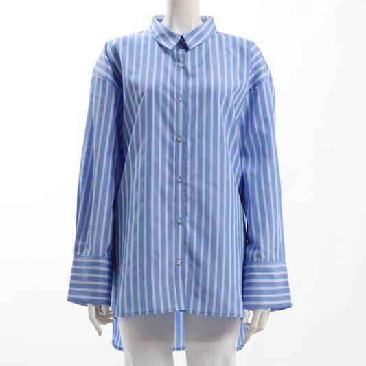 ストライプ柄シャツ