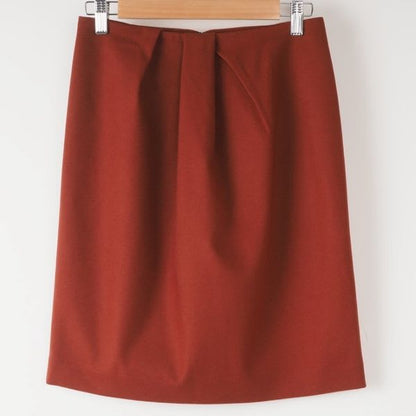 タック立体シルエットタイトスカート