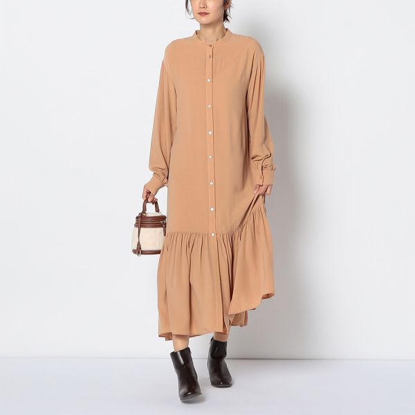 バンドカティアードワンピース