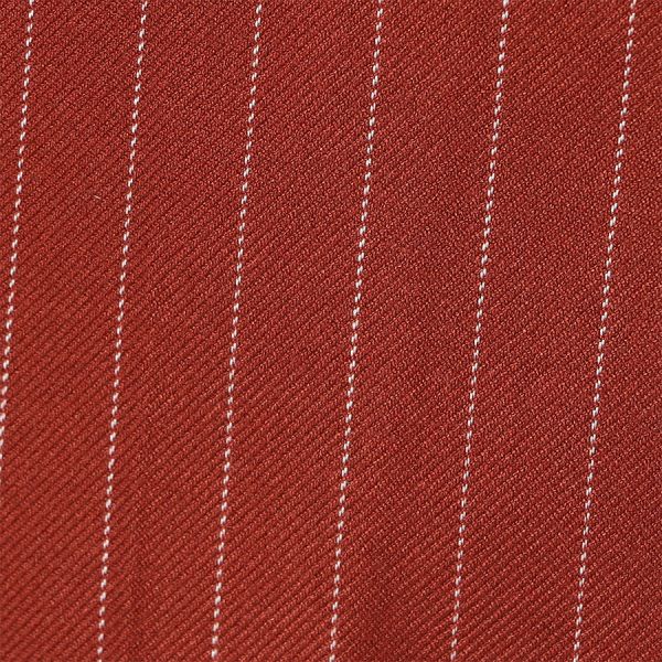 ストライプ柄テーパードパンツ