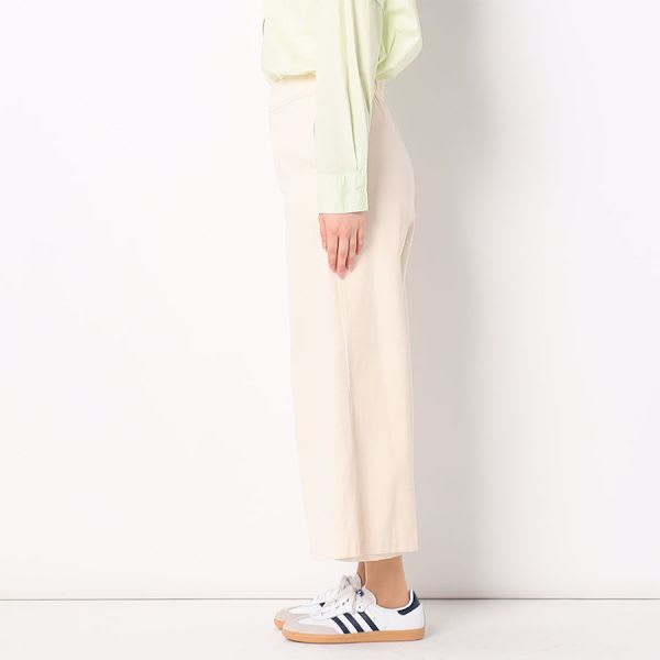 コットンシンプルワイドパンツ