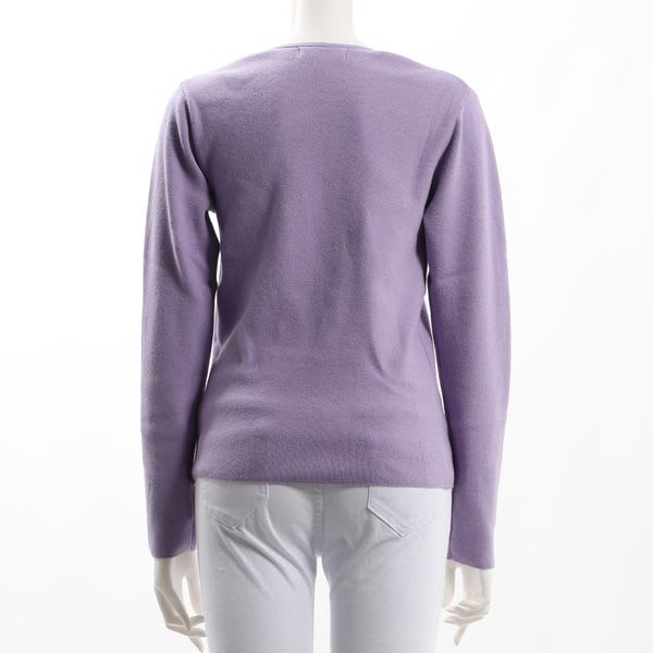 ハイゲージVネックニット