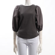 パフスリーブカットソー