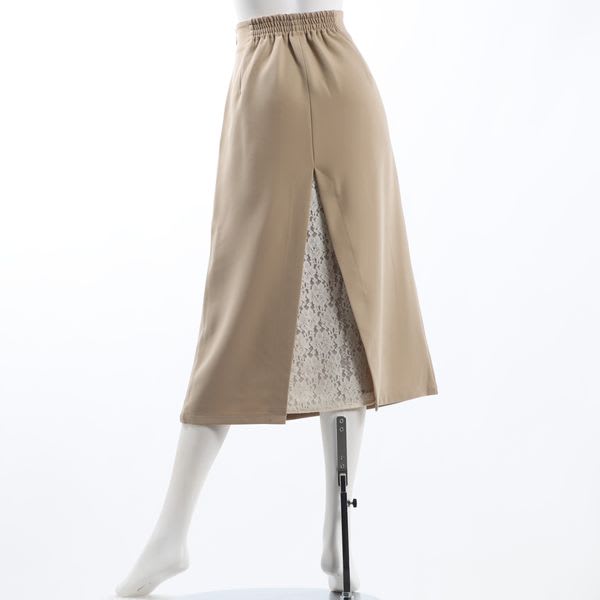 レース切り替えデザインスカート