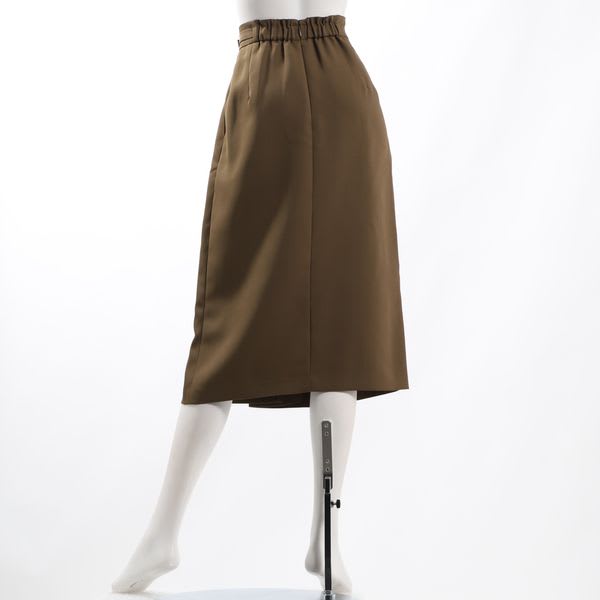 ポリエステルツィルラップスカート