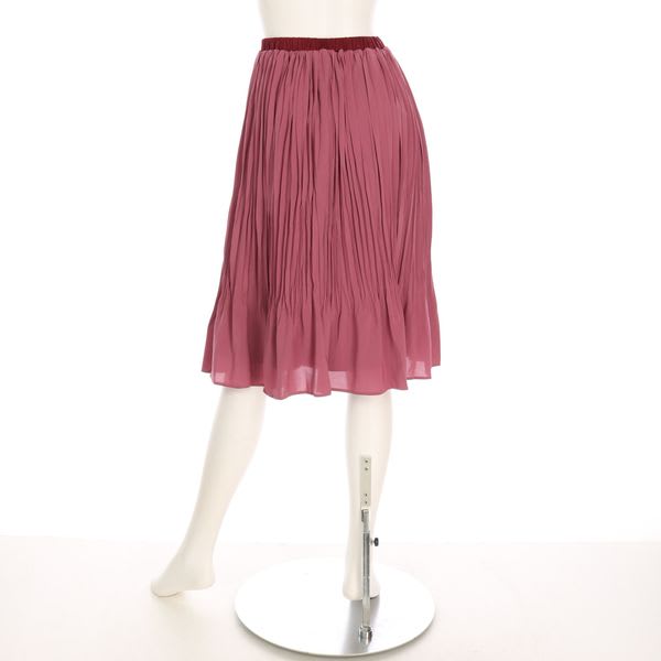 裾消しプリーツスカート