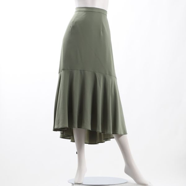 切替フレアスカート