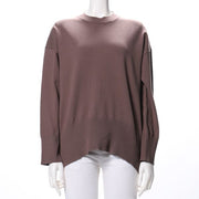 首詰まりドロップショルダーニット