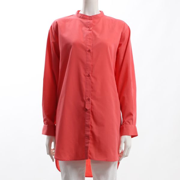 スタンドカラーシャツブラウス