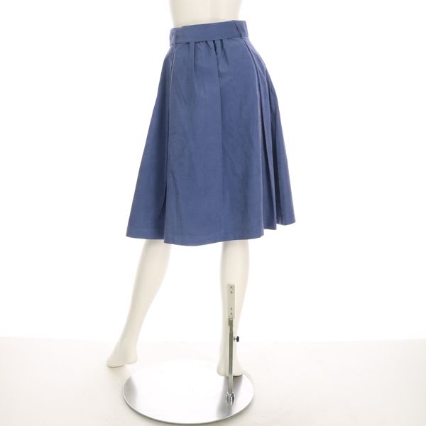 ベルト付きダブルブレストトレンチ風スカート