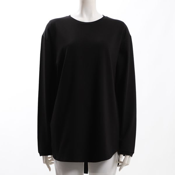 後ろアシメボタンモダールカットソー