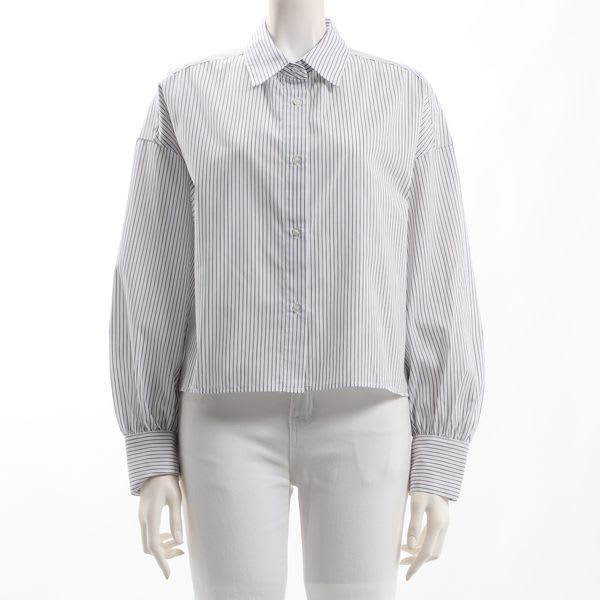 ストライプブラウス