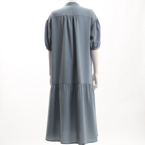 切り替えバンドカラーワンピース