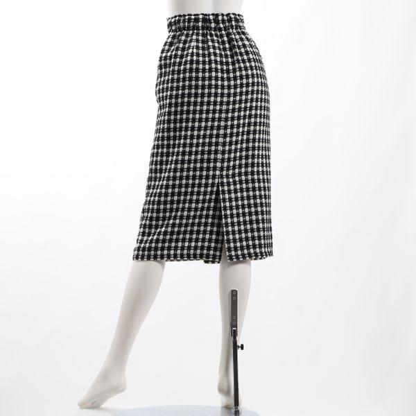 ツイードラップタイトスカート