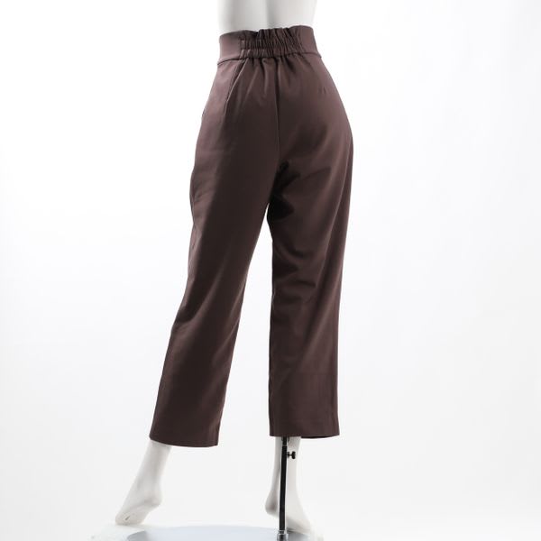 ハイウエストタックテーパードパンツ