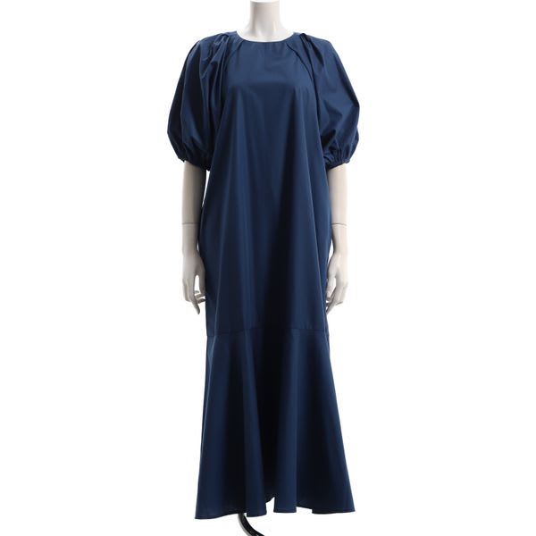 パフスリーブマーメイドシルエットワンピース