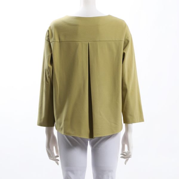 カシミヤタッチ両面起毛Vネックカットソー