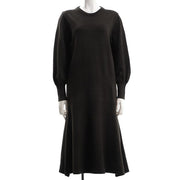 ボリュームスリーブニットワンピース