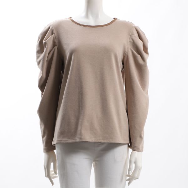 ネックラインパイピングパワショルカットソー