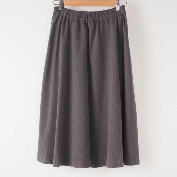 TR起毛ストレッチフレアスカート