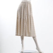 切り替えデザインティアードスカート