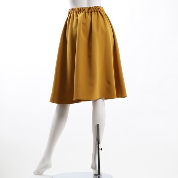 ウエストベルトフレアスカート