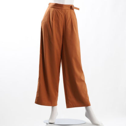 サイドDカンベルトワイドパンツ