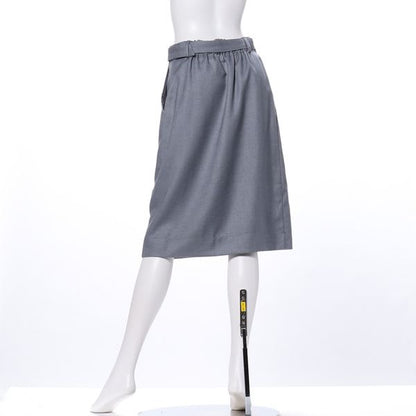 ベルト付きセミタイトスカート