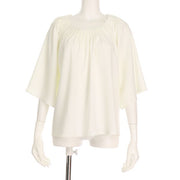 ギャザーネックブラウス