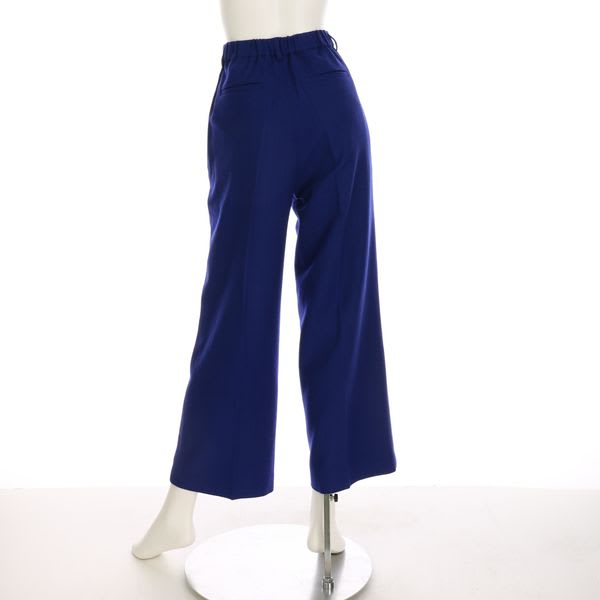 ウール混ストレートパンツ