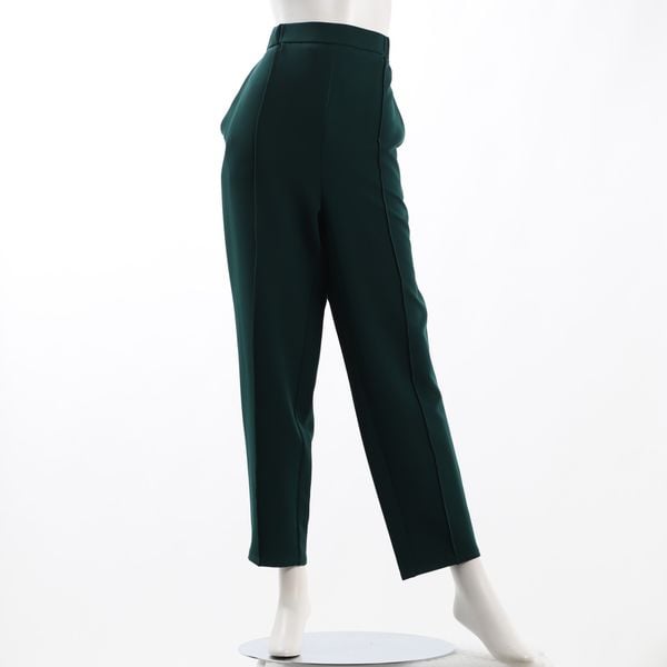 クリースステッチ加工細身ストレートパンツ