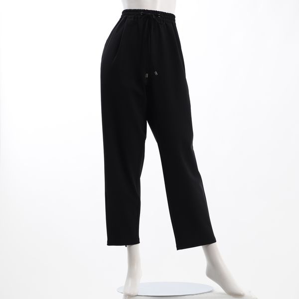 ウエストドロストポケット付きテーパードパンツ