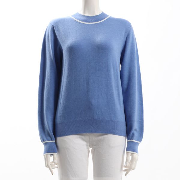 バイカラーニット